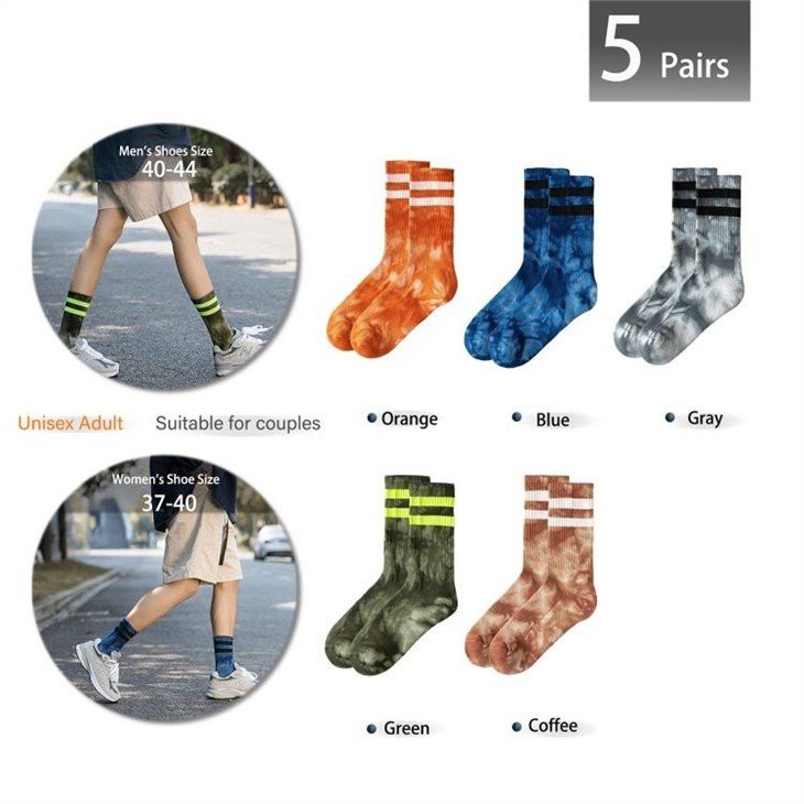 sexy tie dye socks for woman (3)